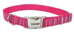 Coastal CoastAdjRibbonCollarPnkStr8-12
