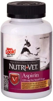 NutriVetAspirinSmDog120mg100ct