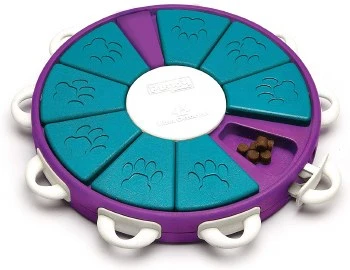 OHTwisterPuzzleDogToyPurp