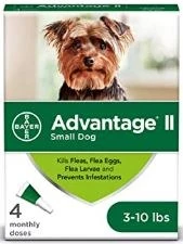 Advantage II 3-10lbs 4 Dose