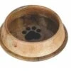 AdvancePet Rnd NSkidWoodBowlSm