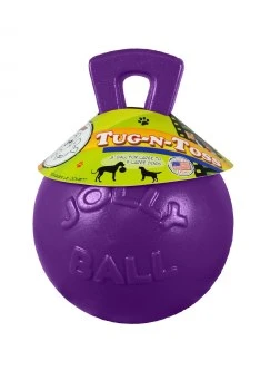 JollyPetTugNTossBallPrp Md 6in