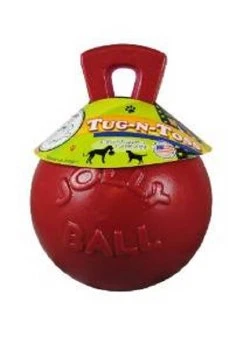 JollyPetsTugNTossBallRed Lg8in