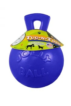 JollyPetTugNTossBallBlueXL10in