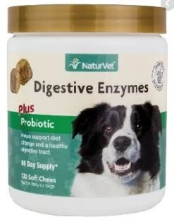 NaturVet Probiotic Chews 120ct