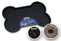 LovingPetBlack Bella Dog MatLG